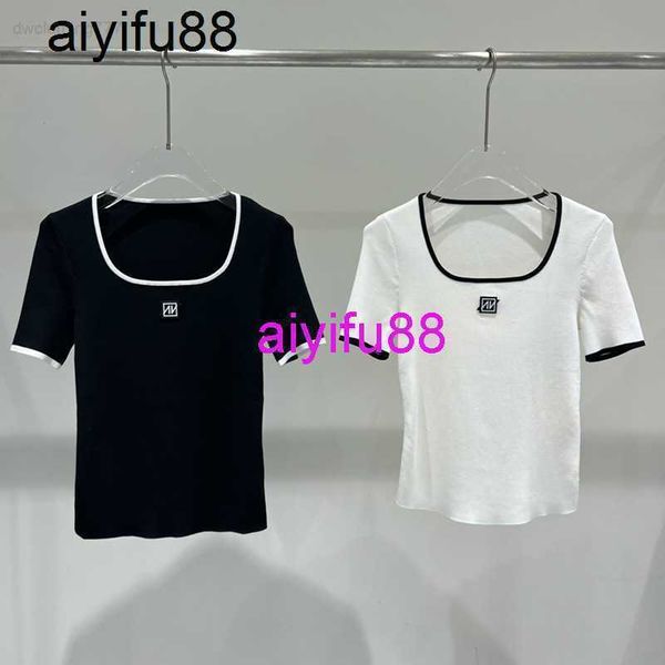 2023 summer new fashion versatile fit t-shirt short sleeve knit women 30438197, White
2023 summer new fashion versatile fit t-shirt short sleeve knit women 30438197, White