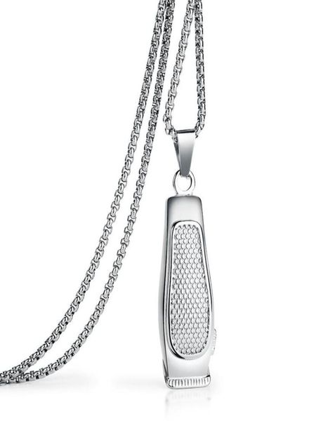 pendant necklaces hip hop barber shop tools necklace pole razor chain hairdresser stainless steel for men bijoux4360956, Silver
pendant necklaces hip hop barber shop tools necklace pole razor chain hairdresser stainless steel for men bijoux4360956, Silver
