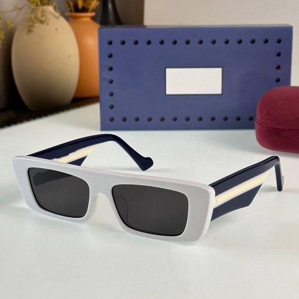 2023 women men sunglasses black white strips width plank full frame grey rectangle glasses available with box, White;black
2023 women men sunglasses black white strips width plank full frame grey rectangle glasses available with box, White;black