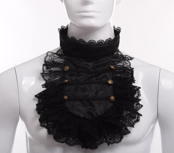 vintage hand made steampunk victorian royal men ruffle black lace detachable collar jabot cosplay costume accessory4460239, Black;red
vintage hand made steampunk victorian royal men ruffle black lace detachable collar jabot cosplay costume accessory4460239, Black;red