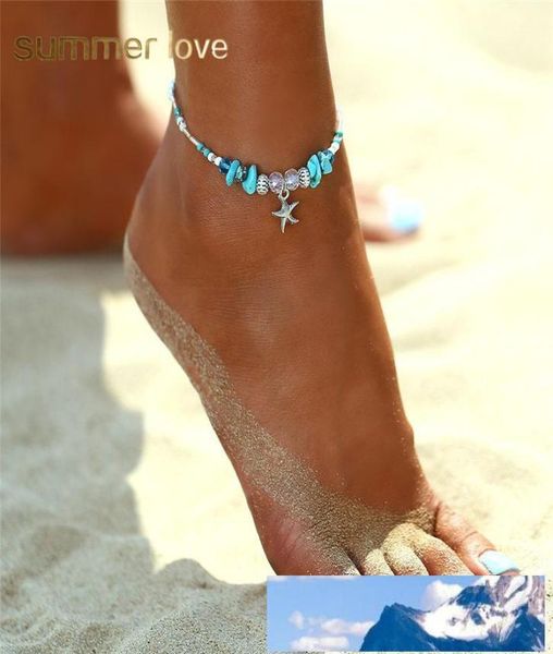 new bohemian starfish beads stone anklets for women vintage silver color chain bracelet on leg beach ankle jewelry gifts9539841, Red;blue
new bohemian starfish beads stone anklets for women vintage silver color chain bracelet on leg beach ankle jewelry gifts9539841, Red;blue