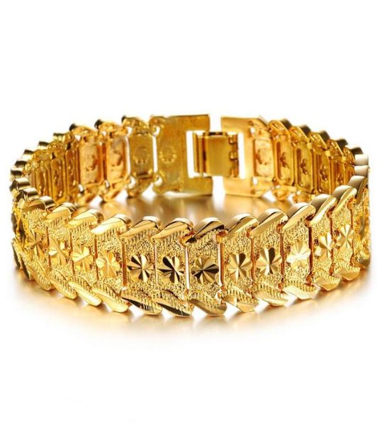 personality charm bracelets 18k gold wheat wrist link chain bangles sumptuous punk jewelry for men women cuban bracelet accessorie4033799, Golden;silver
personality charm bracelets 18k gold wheat wrist link chain bangles sumptuous punk jewelry for men women cuban bracelet accessorie4033799, Golden;silver