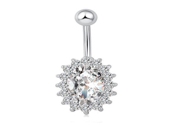 18k white gold color crystal paved oval purplewhite zircon cz piercing body jewelry bijoux belly button ring for wome4209226, Silver
18k white gold color crystal paved oval purplewhite zircon cz piercing body jewelry bijoux belly button ring for wome4209226, Silver