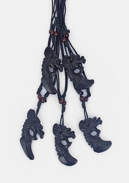 dropshiiping 12pcs faux yak bone black resin dragon pendant necklace surfer black wax cotton cord adjustable4693227, Silver
dropshiiping 12pcs faux yak bone black resin dragon pendant necklace surfer black wax cotton cord adjustable4693227, Silver
