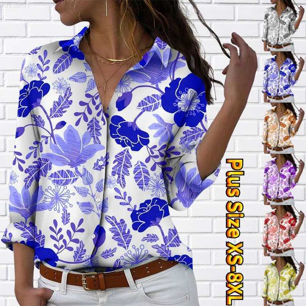 women's blouses shirts 2022 new ladies floral print loose size shirt autumn winter women's everyday fashion v-neck casual button, White
women's blouses shirts 2022 new ladies floral print loose size shirt autumn winter women's everyday fashion v-neck casual button, White