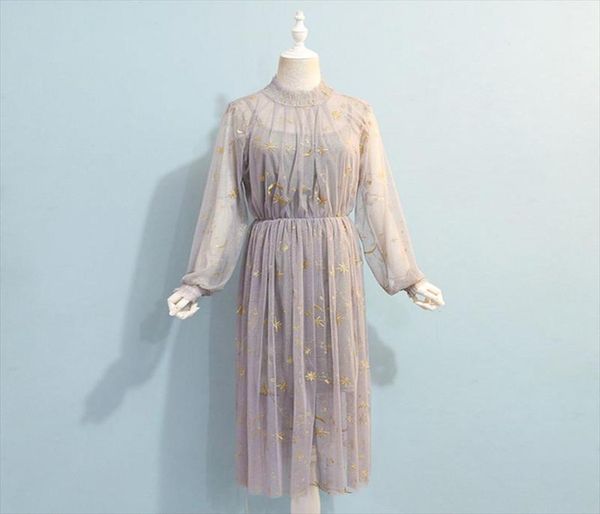 gray beige navy star casual dresses moon embroidery mesh long sleeve stand collar midi elegant sweet party loose dress runway3401958, Black;gray
gray beige navy star casual dresses moon embroidery mesh long sleeve stand collar midi elegant sweet party loose dress runway3401958, Black;gray