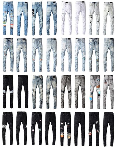 designer mens jeans amiry motocycle rock revival skinny luxury denim jean men brand fashion streetwear biker famous man hip hop sl8090357, Blue
designer mens jeans amiry motocycle rock revival skinny luxury denim jean men brand fashion streetwear biker famous man hip hop sl8090357, Blue
