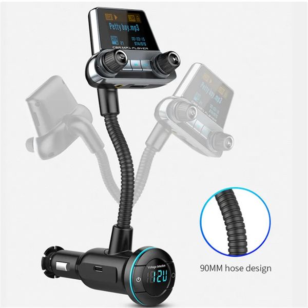 jinserta eq mode bluetooth 5.0 fm transmitter handsmodulator qc3.0+pd charger mp3 player power on-off aux input /output
jinserta eq mode bluetooth 5.0 fm transmitter handsmodulator qc3.0+pd charger mp3 player power on-off aux input /output