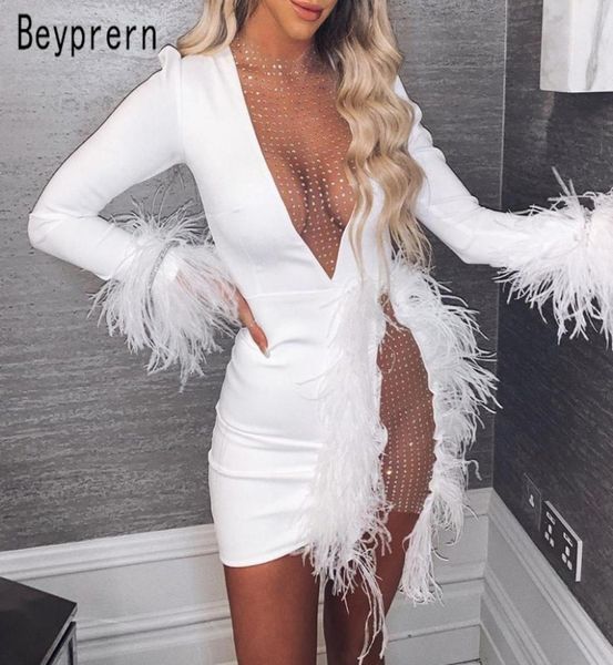 beyprern elegant white mesh inserted embellished mini dress women glam feather patchwork hollow out sequin new year party dress9040805, Black;gray
beyprern elegant white mesh inserted embellished mini dress women glam feather patchwork hollow out sequin new year party dress9040805, Black;gray