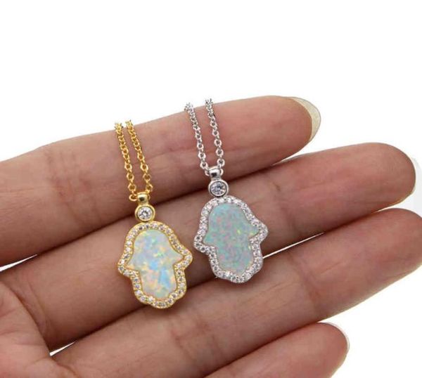 fashion turkish hamsa hand pendant necklaces women ladies delicate dainty gold silver color white fire opal stone necklace 2201219810796
fashion turkish hamsa hand pendant necklaces women ladies delicate dainty gold silver color white fire opal stone necklace 2201219810796
