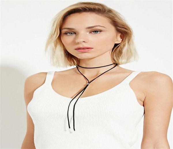 european gothic fashion simple brown black long leather chain pendant choker necklace1152380, Golden;silver
european gothic fashion simple brown black long leather chain pendant choker necklace1152380, Golden;silver