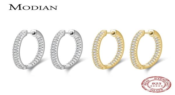 modian silver sparkling wedding earring 925 sterling circle clear cz hoop earrings for women jewelry 2201086958029, Golden;silver
modian silver sparkling wedding earring 925 sterling circle clear cz hoop earrings for women jewelry 2201086958029, Golden;silver
