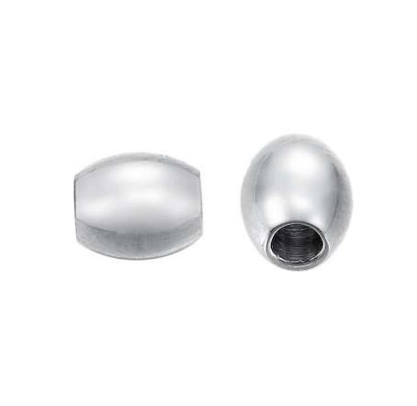 funique 20pcslot shiny polish stainless steel metal beads for diy leather bracelet silver color oval shape beads big hole beads1818894, Black
funique 20pcslot shiny polish stainless steel metal beads for diy leather bracelet silver color oval shape beads big hole beads1818894, Black