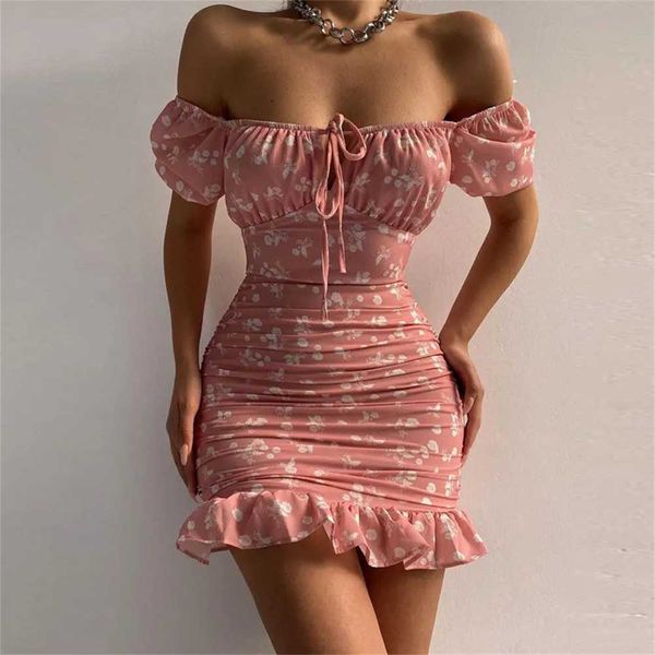 2022 women's off the shoulder slim waist open back wood ears fragmented flower dressh4nt, White;black
2022 women's off the shoulder slim waist open back wood ears fragmented flower dressh4nt, White;black