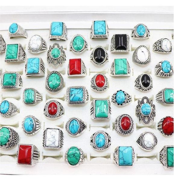 whole turquoise stone rings antique silver vintage jewelry for man wome jllodl home0036473913
whole turquoise stone rings antique silver vintage jewelry for man wome jllodl home0036473913