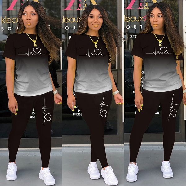 women's two piece pants summer two-piece women's track and field suit ecg printed t-shirt pants women's sportswear 230711, White
women's two piece pants summer two-piece women's track and field suit ecg printed t-shirt pants women's sportswear 230711, White