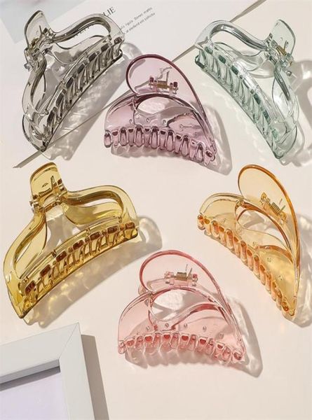 fashion hair claws hair crab clamp hairgrip large plastic claw hairdressing tool hair accessories for women 6ycxe ssyjt 839 r27857077, Golden;silver