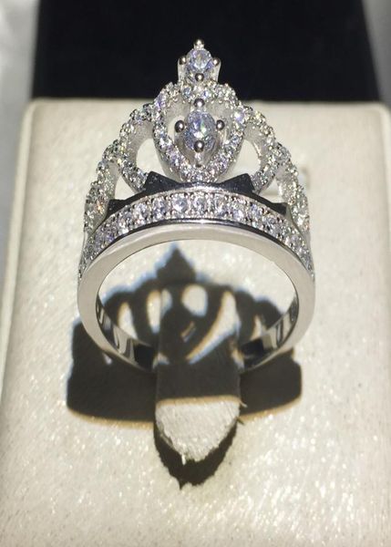 handmade fashion lady crown ring 925 sterling silver diamond cz engagement wedding rings6213637, Slivery;golden
handmade fashion lady crown ring 925 sterling silver diamond cz engagement wedding rings6213637, Slivery;golden
