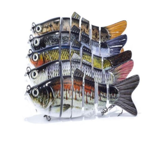 sea fishing lures 6 section high carbon steel treble hook lures 10cm17g shallow water simulation multicolor lures3222700
sea fishing lures 6 section high carbon steel treble hook lures 10cm17g shallow water simulation multicolor lures3222700
