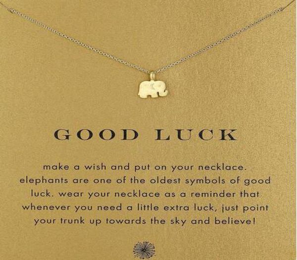 with card silver and gold color cute dogeared necklace with elephant pendantgood luck elephant no fade and 579669
with card silver and gold color cute dogeared necklace with elephant pendantgood luck elephant no fade and 579669