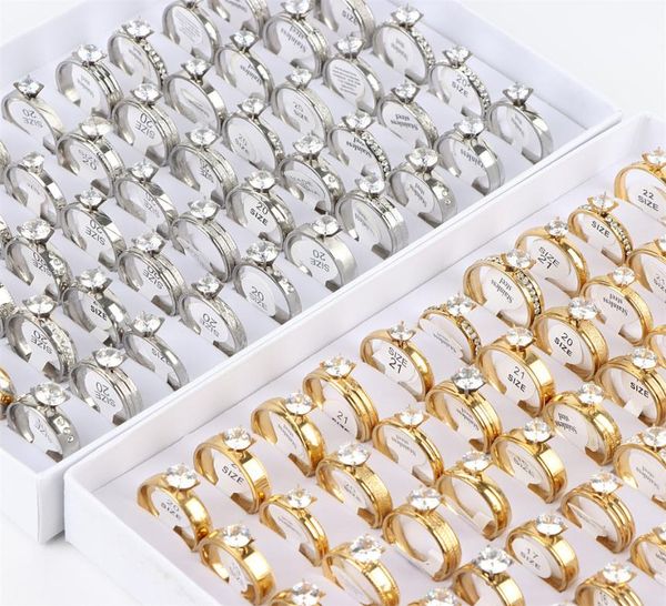 20pcslot fashion stainless steel wedding rhinestone rings for men women exquisite gold silver color simple trend jewelry engageme8273986, Slivery;golden
20pcslot fashion stainless steel wedding rhinestone rings for men women exquisite gold silver color simple trend jewelry engageme8273986, Slivery;golden