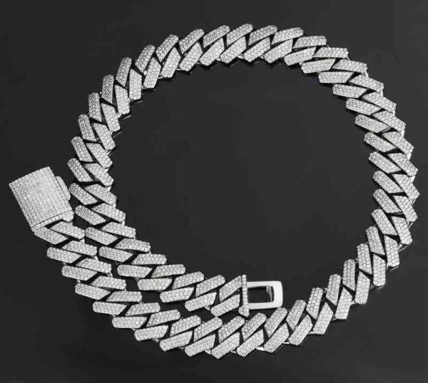 20mm diamond studded hip hop cuban chain necklace hiphop street trendsetter of zircon men039s large gold chain14264023371629, Silver
20mm diamond studded hip hop cuban chain necklace hiphop street trendsetter of zircon men039s large gold chain14264023371629, Silver