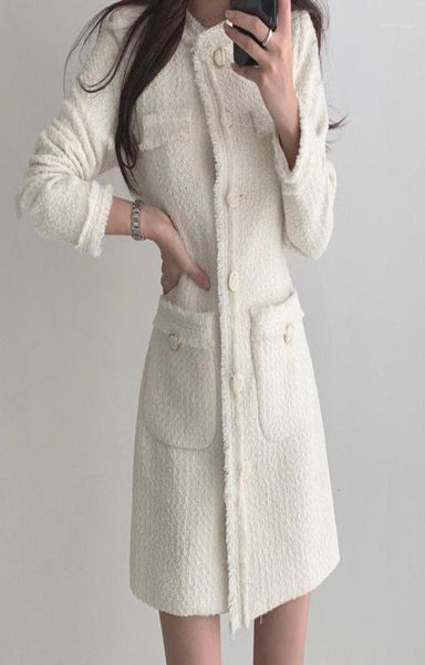 mini fairy tweed dress round neck loose single breasted one piece dress long sleeve female tide4664159, Black;gray
mini fairy tweed dress round neck loose single breasted one piece dress long sleeve female tide4664159, Black;gray