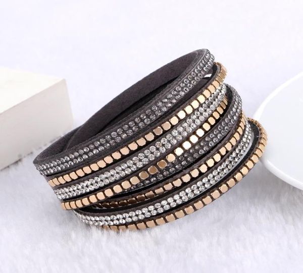 fashion jewelry crystal wrap bracelets bangles for women rhinestone leather bracelet crystal charm braclets christmas gift3596912, Golden;silver
fashion jewelry crystal wrap bracelets bangles for women rhinestone leather bracelet crystal charm braclets christmas gift3596912, Golden;silver