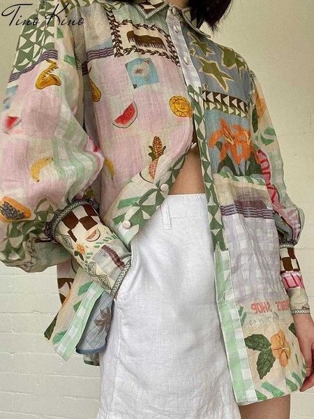 women's blouses shirts print long lantern sleeve shirt women holiday fashion single breasted lapel loose shirts female summer 2023 beac, White
women's blouses shirts print long lantern sleeve shirt women holiday fashion single breasted lapel loose shirts female summer 2023 beac, White