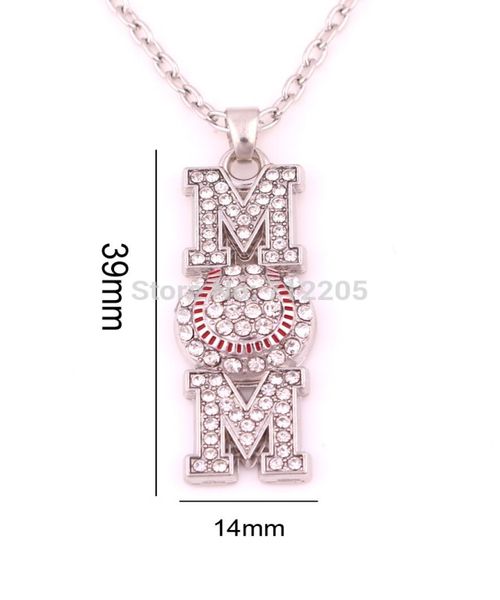 mother039s day gift 10pcs zinc heirloom finds baseball softball mom pave crystal pendant chain necklaces6493690, Silver
mother039s day gift 10pcs zinc heirloom finds baseball softball mom pave crystal pendant chain necklaces6493690, Silver