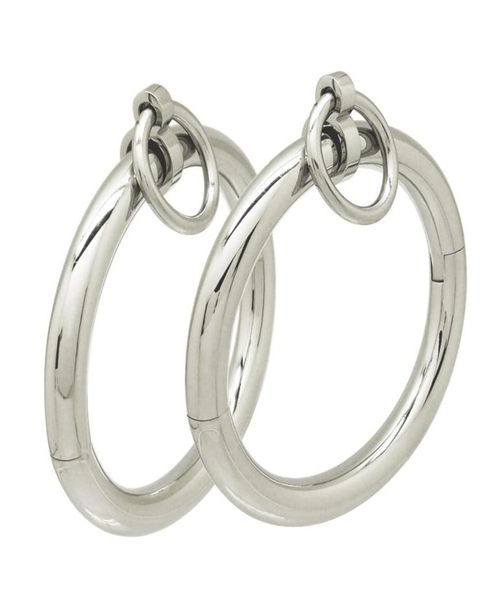 polished shining stainless steel lockable wrist ankle cuffs bangle slave bracelet with removable o ring restraints set1754656, Black
polished shining stainless steel lockable wrist ankle cuffs bangle slave bracelet with removable o ring restraints set1754656, Black