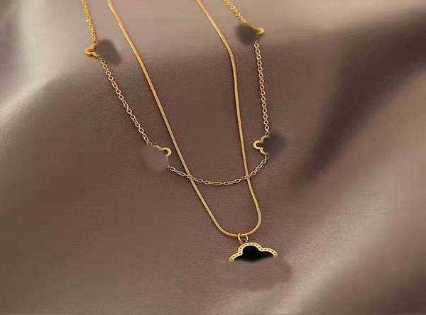 gold double layer titanium steel clavicle luxury fashion pendant necklace9802526, Silver
gold double layer titanium steel clavicle luxury fashion pendant necklace9802526, Silver