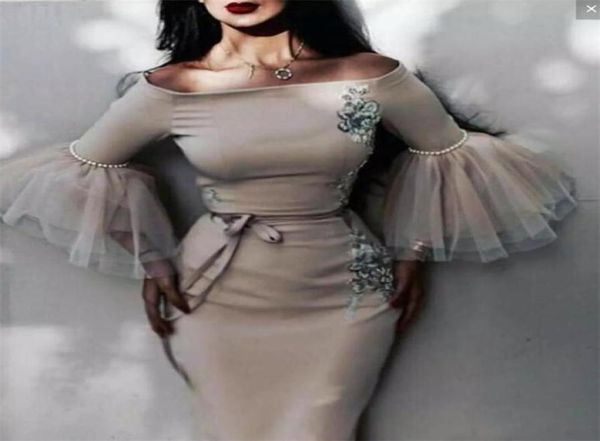saudi arabic mermaid evening dresses with poet sleeves appliques satin formal party gowns off the shoulder african prom dresses lo8390358, Black;red
saudi arabic mermaid evening dresses with poet sleeves appliques satin formal party gowns off the shoulder african prom dresses lo8390358, Black;red