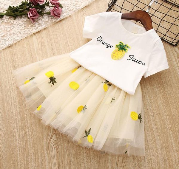 girls clothing set toddler princess outfits summer kids clothes for girl white tshirt tutu skirts 2pcs children suits pineapple c8826839
girls clothing set toddler princess outfits summer kids clothes for girl white tshirt tutu skirts 2pcs children suits pineapple c8826839