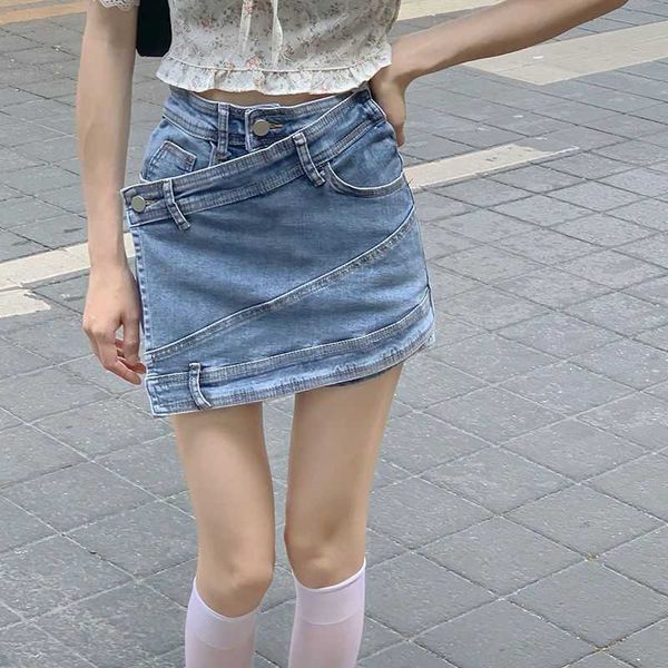 new 2023 summer spicy girls ins trouser skirt denim half skirt women's high waist a-line skirt unique fake two piece short skirt pants, Black
new 2023 summer spicy girls ins trouser skirt denim half skirt women's high waist a-line skirt unique fake two piece short skirt pants, Black