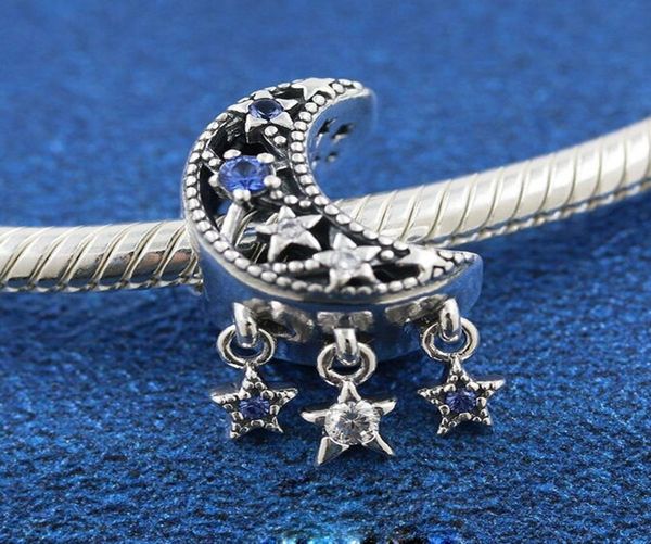2021 winter 925 sterling silver star & crescent moon charm with blue and clear cz fits european jewelry charm bracelets5576573, Black
2021 winter 925 sterling silver star & crescent moon charm with blue and clear cz fits european jewelry charm bracelets5576573, Black