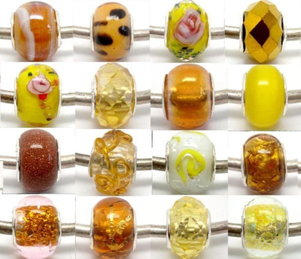 100pcs yellowgold murano glass silver core beads for jewelry making loose lampwork charm diy beads for bracelet whole in bulk1828048, Black
100pcs yellowgold murano glass silver core beads for jewelry making loose lampwork charm diy beads for bracelet whole in bulk1828048, Black
