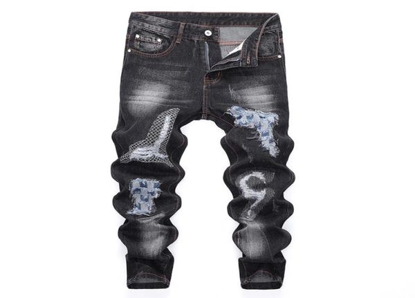 embroidery men039s slim fit stretch jeans autumn and winter new washed frayed embroidered tiger alphabet jeans designer trouser5561850, Blue
embroidery men039s slim fit stretch jeans autumn and winter new washed frayed embroidered tiger alphabet jeans designer trouser5561850, Blue
