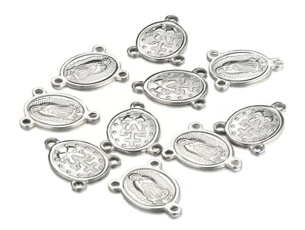 50pcslot stainless steel religious rosary centerpiece modonna rosary virgin mary charms connectors for jewelry diy crafts accesso6414334, Bronze;silver
50pcslot stainless steel religious rosary centerpiece modonna rosary virgin mary charms connectors for jewelry diy crafts accesso6414334, Bronze;silver