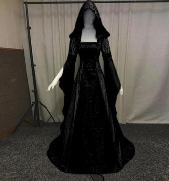women039s fashion long sleeve hooded medieval dress floor length cosplay dress robe femme maxi dresses women vestido l206275575, Black;gray
women039s fashion long sleeve hooded medieval dress floor length cosplay dress robe femme maxi dresses women vestido l206275575, Black;gray