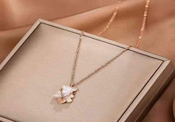 ms fashion new cute teddy bear necklace pendant temperament elegant luxury party girl clavicle chain jewelry of9925919, Silver
ms fashion new cute teddy bear necklace pendant temperament elegant luxury party girl clavicle chain jewelry of9925919, Silver