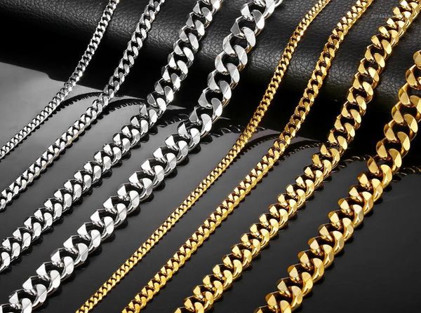necklaces for men women silver black gold stainless steel curb cuban chains mens necklace whole jewelry 357911mm lknm0817602432
necklaces for men women silver black gold stainless steel curb cuban chains mens necklace whole jewelry 357911mm lknm0817602432