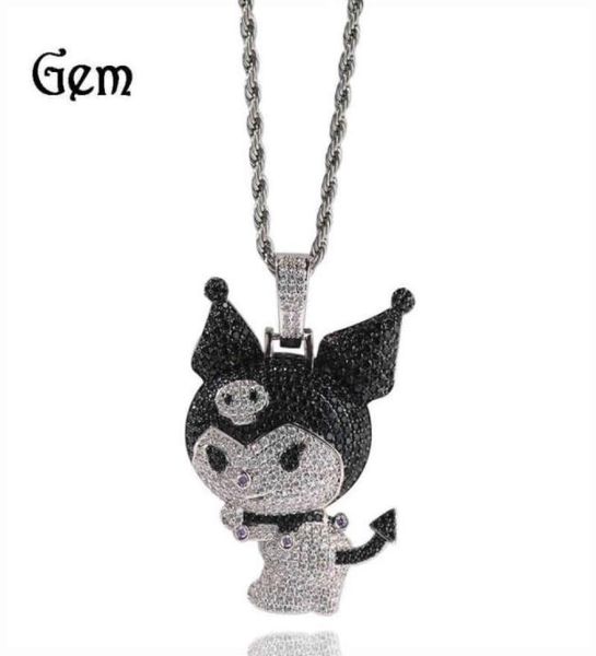 gu meng039s new zircon little devil kuromi kulomi cartoon pendant necklace personalized versatile dign necklace11942511567577, Silver
gu meng039s new zircon little devil kuromi kulomi cartoon pendant necklace personalized versatile dign necklace11942511567577, Silver