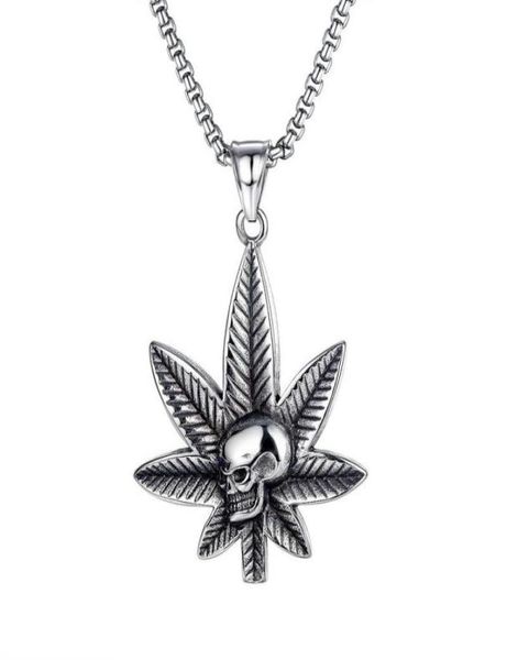 men hip hop style stainless steel skull woven maple leaf pendant necklace bxg034 fashion charm dangle chain accessories punk rock 6982765, Silver
men hip hop style stainless steel skull woven maple leaf pendant necklace bxg034 fashion charm dangle chain accessories punk rock 6982765, Silver