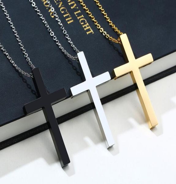 n237 choose color stainless steel cool mens shiny cross pendant necklace chain silver color gold black for friend gifts 240398798708
n237 choose color stainless steel cool mens shiny cross pendant necklace chain silver color gold black for friend gifts 240398798708