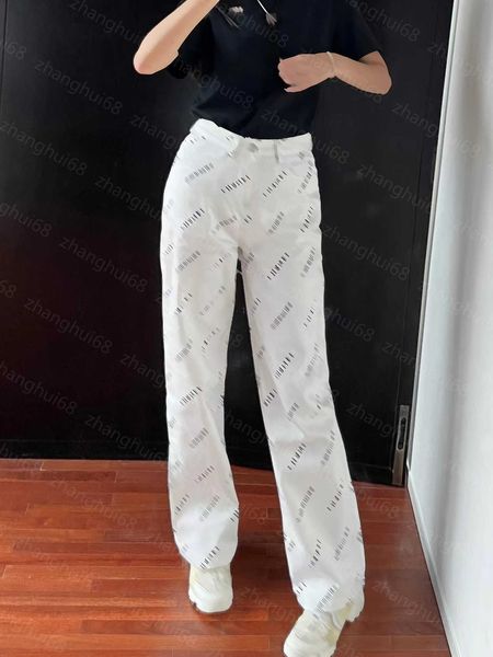 23ss women jeans womens pants denim jeans designer printed letter logo washed cotton jeans straight leg pants womens clothing, Blue
23ss women jeans womens pants denim jeans designer printed letter logo washed cotton jeans straight leg pants womens clothing, Blue