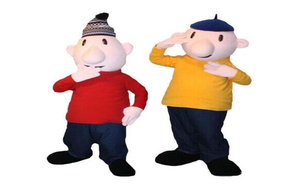 2019 factory direct new pat a mat mascot costume cartoon character for halloween purim party event5516848, Red;yellow
2019 factory direct new pat a mat mascot costume cartoon character for halloween purim party event5516848, Red;yellow