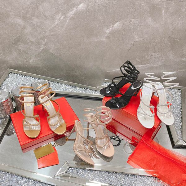 designer heels cleo sandals snake shaped ankle sandal famous flip flops rc sandal transparent upper luxury slide crystal dress shoes party h, Black
designer heels cleo sandals snake shaped ankle sandal famous flip flops rc sandal transparent upper luxury slide crystal dress shoes party h, Black