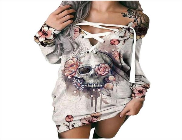 vintage skull rose print dress vestidos autumn winter long sleeve lace up gothic robes femme grunge sweatshirt dresses6389569, Black;gray
vintage skull rose print dress vestidos autumn winter long sleeve lace up gothic robes femme grunge sweatshirt dresses6389569, Black;gray