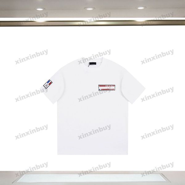 xinxinbuy men designer tee t shirt 23ss paris triangle label letter milano short sleeve cotton women black blue white xs-2xl, Black;brown
xinxinbuy men designer tee t shirt 23ss paris triangle label letter milano short sleeve cotton women black blue white xs-2xl, Black;brown